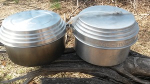 Sigg Tourist and Solo Stove 3 pot set