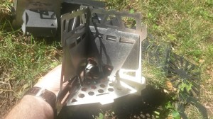 CORE Wood Gas Backpacking Stove assembly
