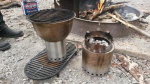 Solo Stove Titan w/ Grill Bowl and Solo Stove Campfire