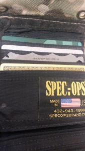 cha-o-ha edc card in Spec-Ops Wallet